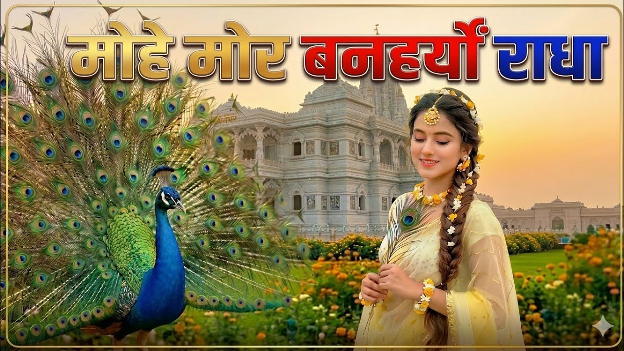मोहे मोर बनइय्यो राधा | Mohe Mor Banaiyo Radha Apne Vrindavan Ko | Peaceful Radha Krishna Bhajan