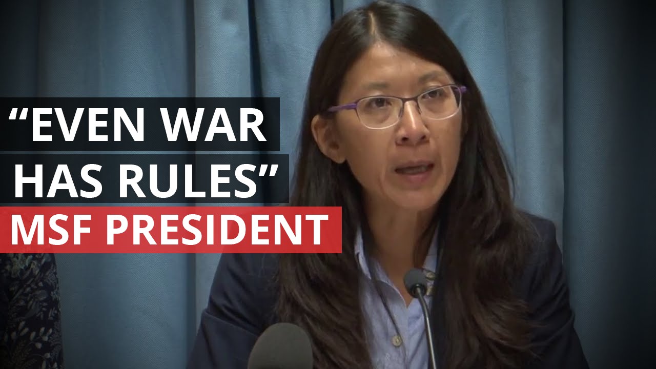 AFGHANISTAN | MSF President Speaks Out On Kunduz Hospital Bombing