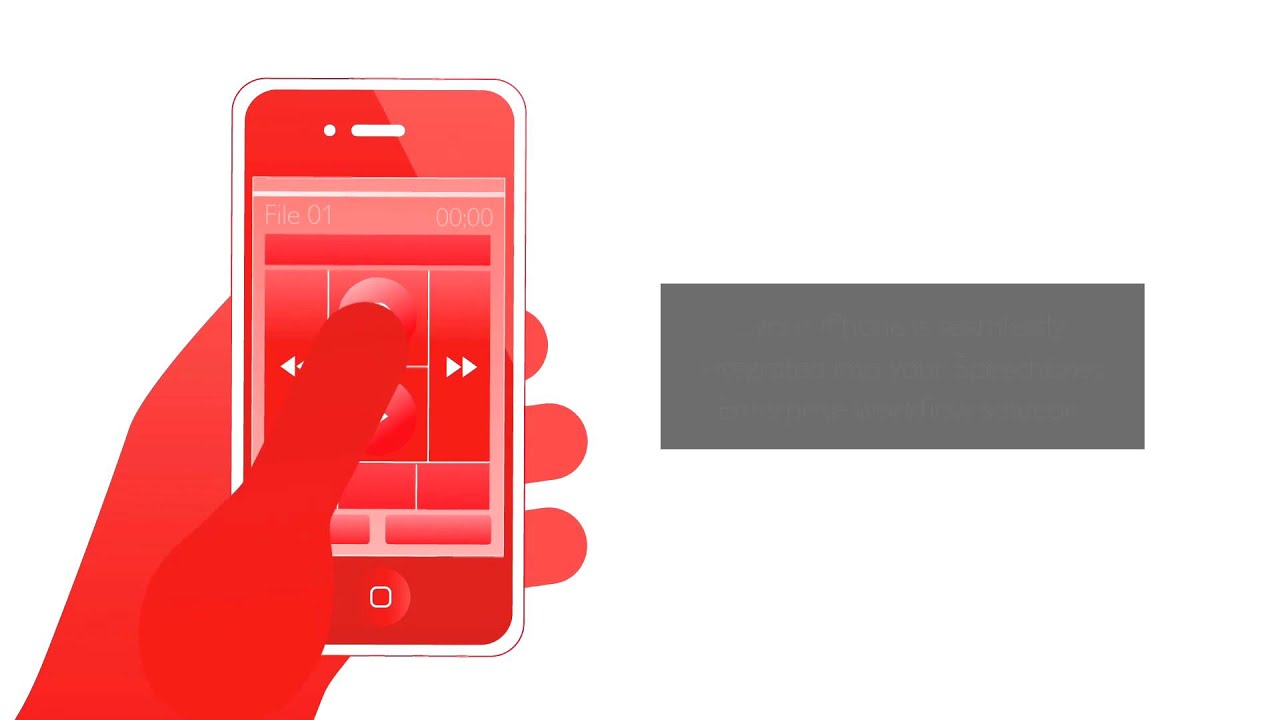 SpeechExec Recorder for iPhone, Blackberry and Android