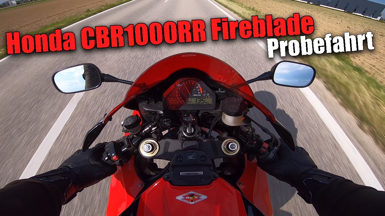HONDA CBR1000RR Fireblade SC57 ❤ Probefahrt 😍 Bin Verliebt Digggaaaaaaa!!! (4K) #cbr #fireblade