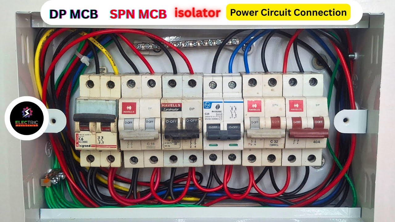 Double Pole MCB: Why You Need It, How It Works & Proper Installation Guide | Electric Work Centre