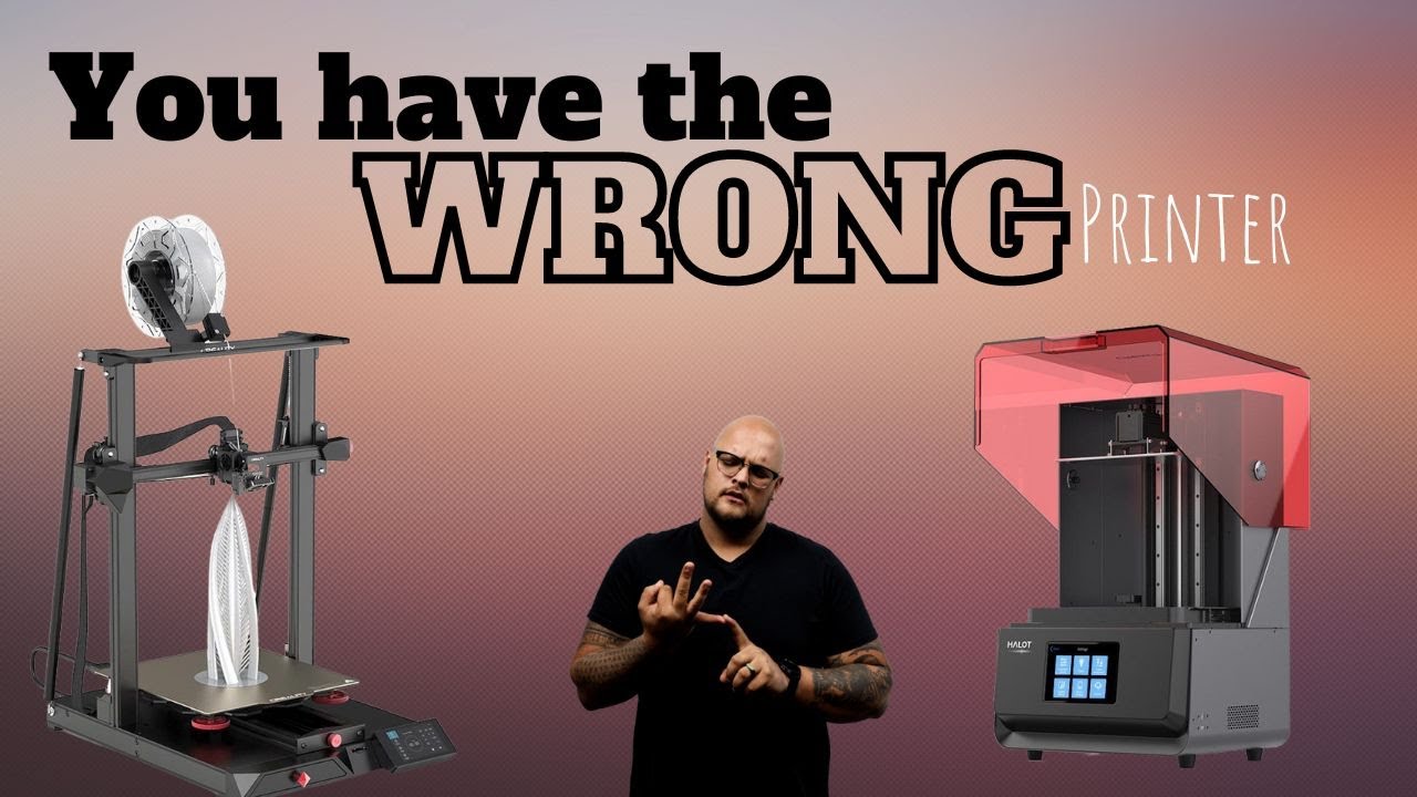 You have the WRONG 3d printer | Creality halot lite