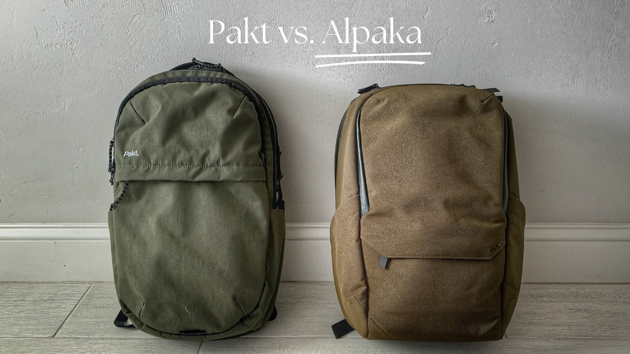 Alpaka Elements Pro против Pakt 22L Daypack — сравнение эпичных технологичных и EDC рюкзаков!
