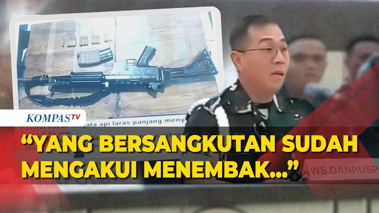 [FULL] Puspom TNI AD Beber soal 2 Tersangka Kasus Polisi Ditembak di Lampung hingga Jenis Senjata