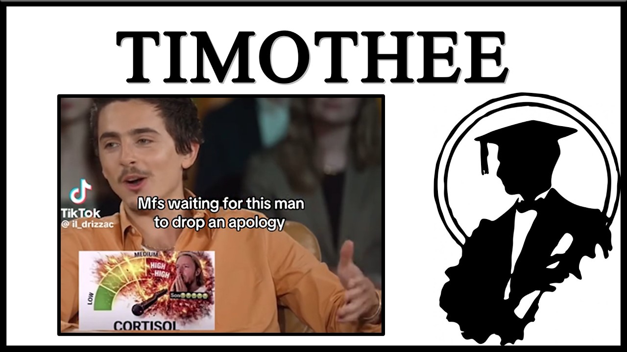 Timothee Chalamet Situation Is Cooked