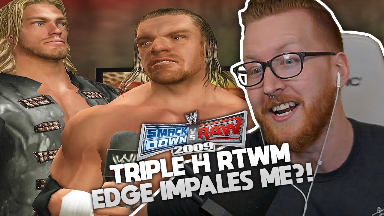WWE SmackDown vs RAW 2009 - RTWM Triple H Part 1 - Rated R SUPERSTAR!