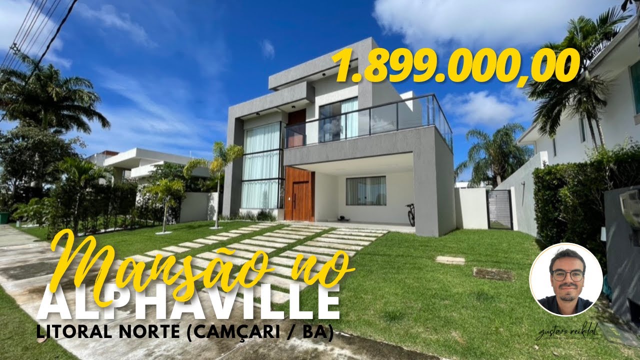 **Vendida** - Casa Incrível - Alphaville Litoral Norte 1 | 4 suítes | 1.899.000,00 | Gustavo Reikdal