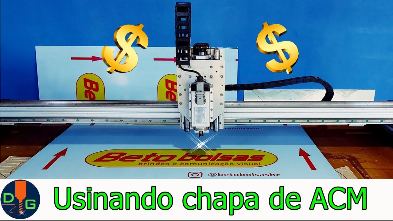 Como usinar chapa de ACM na cnc router
