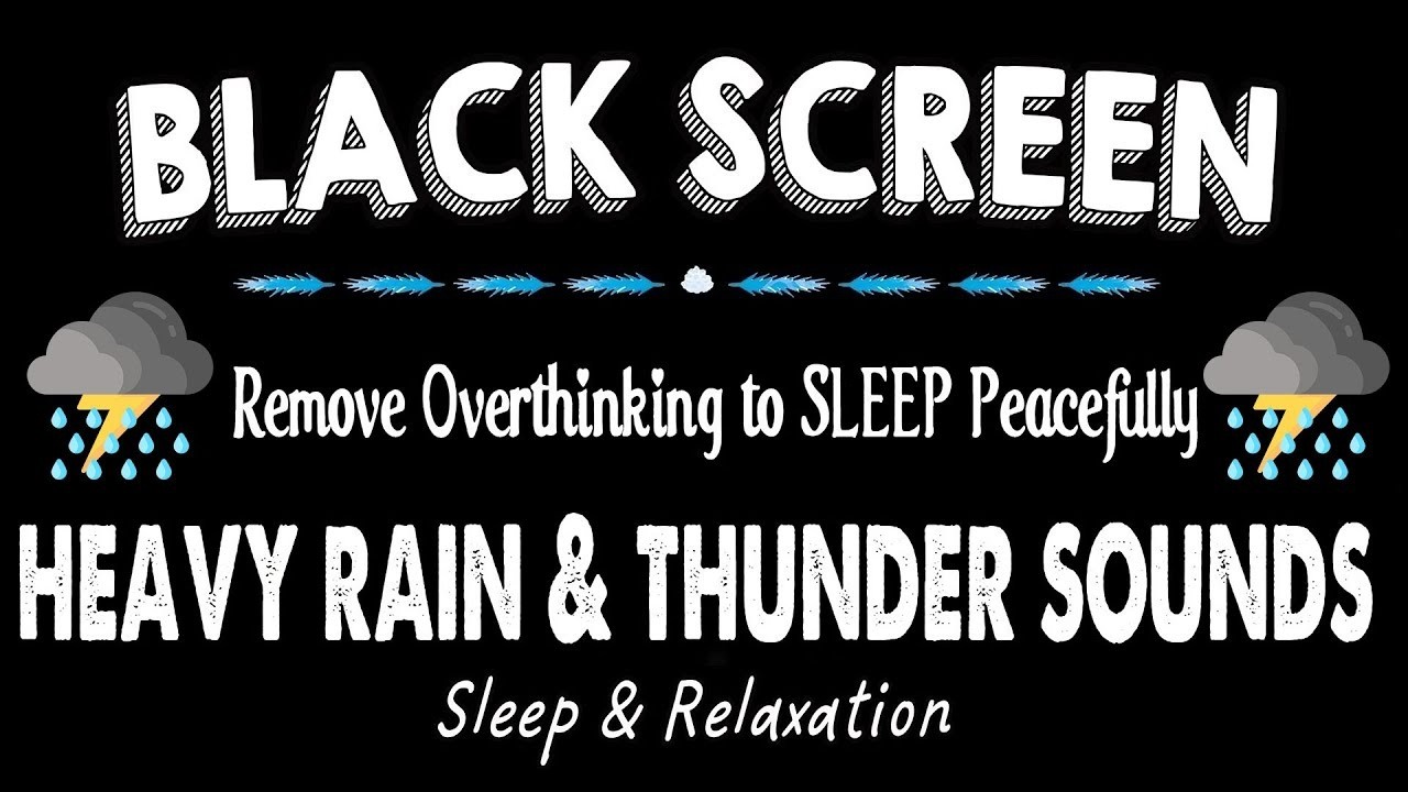 No Ads Rain Sounds for Sleeping | Soothing Rain ASMR for Calm Mind and Quiet Sleep