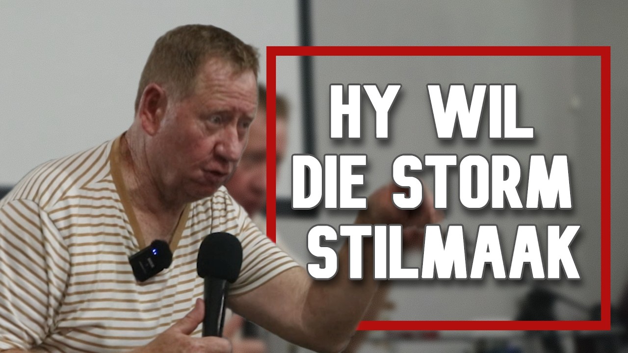 Hy wil die storm stilmaak  #takeover