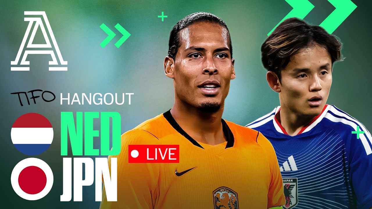 Netherlands vs Japan | @TheAthleticFC x @Tifo World Cup Clubhouse