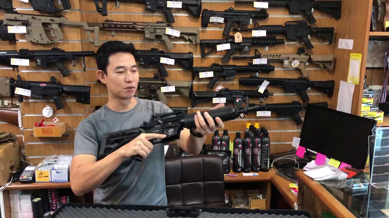 ปืนแบลงค์กันM4 AKSA Crossfire