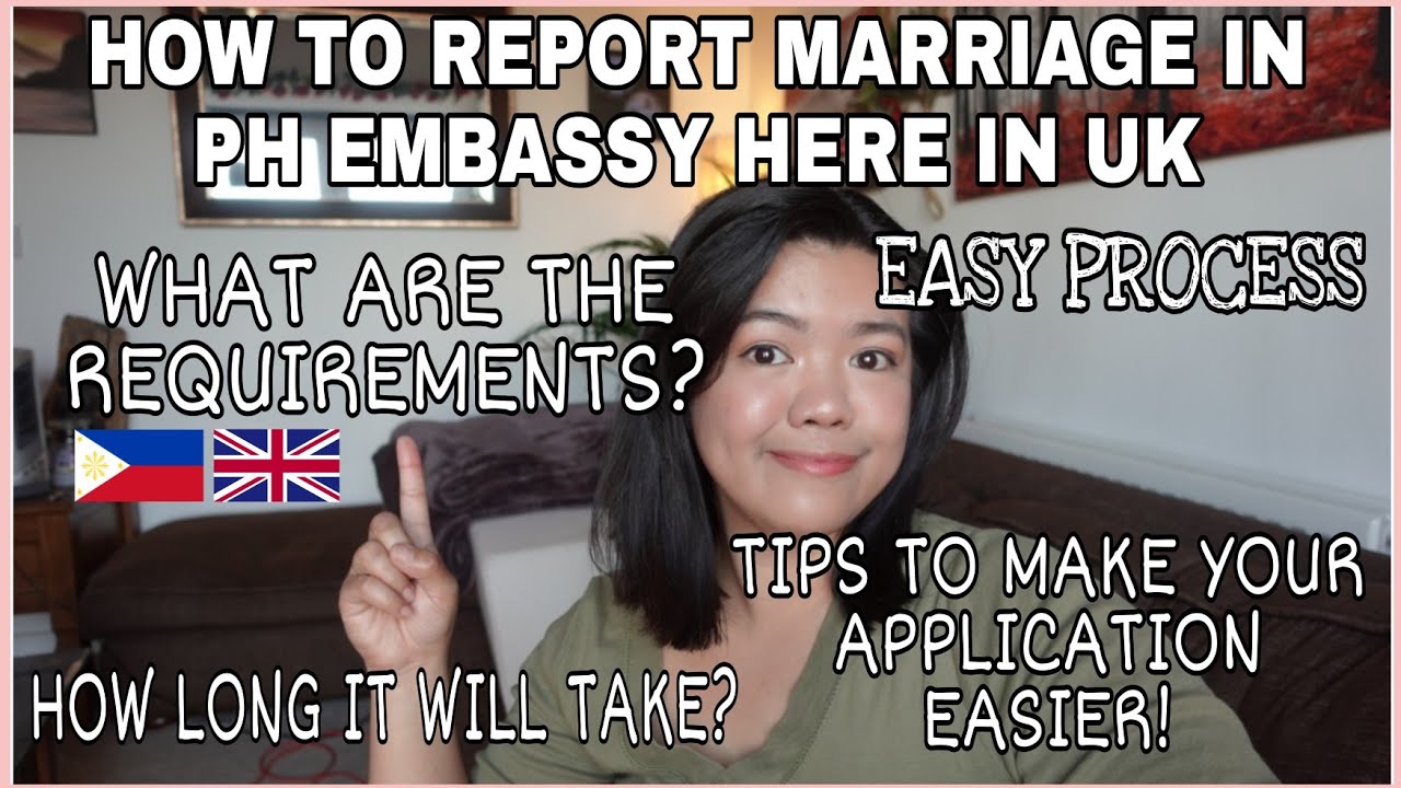 HOW TO REPORT YOUR  MARRIAGE IN UK I British Filipina Couple 🇬🇧🇵🇭