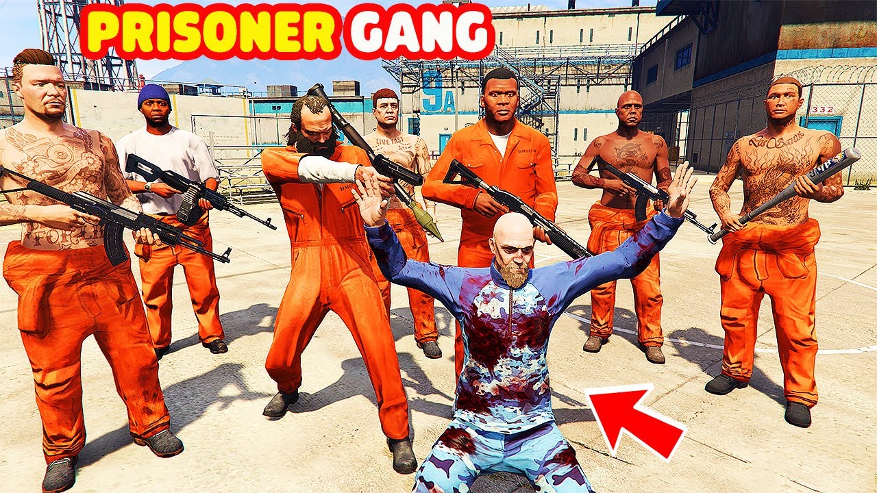 Franklin Become Most Dangerous Prisoner and Finally Break the Prison in GTA 5 | SHINCHAN and CHOP