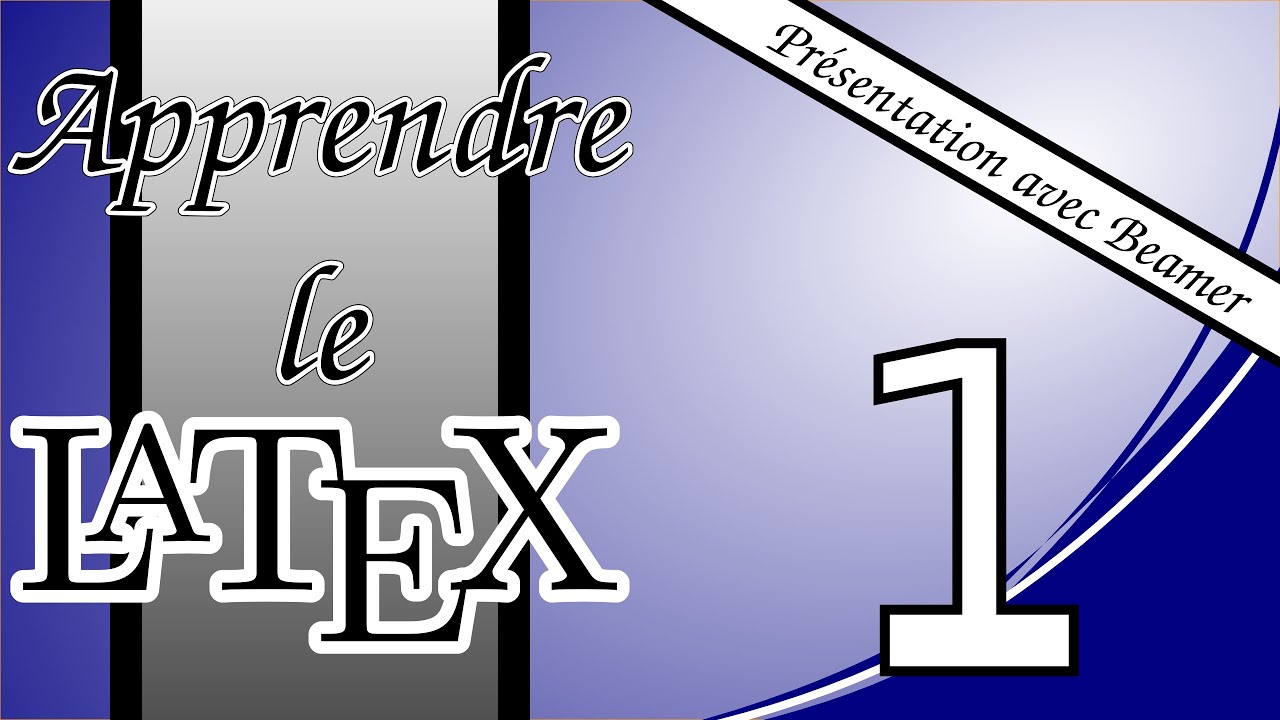 1 - Faire une présentation avec Beamer : Premier pas