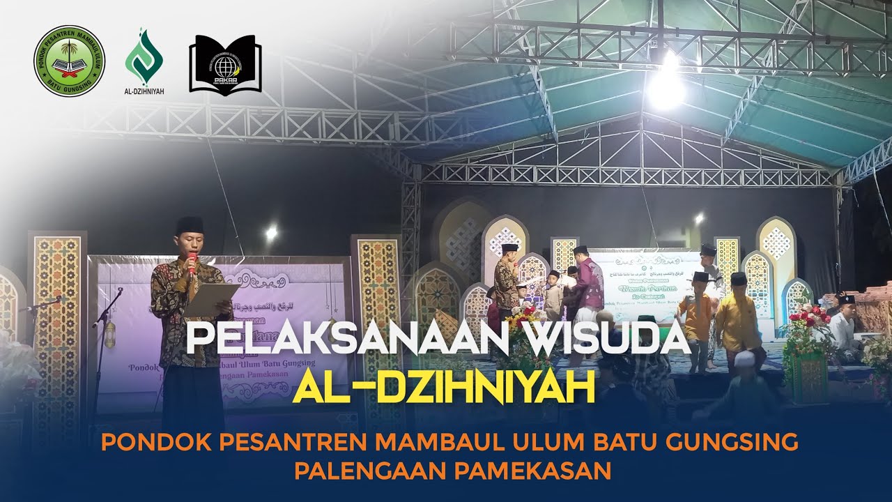 Malam pelaksanaan Wisuda perdana 