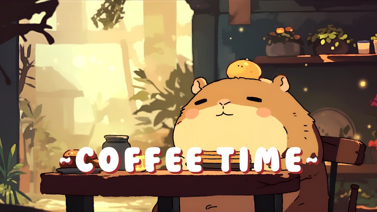 Capybara Beats & Lofi - Study & Chill Music Mix ~ Quiet Moments ~ 🦫 🌿 ☕