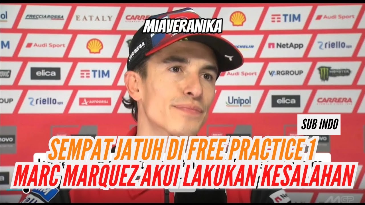 [SUB INDO] Wawancara Marc Marquez Sempat Jatuh Analisis FP1 MotoGP Amerika 2025‼️