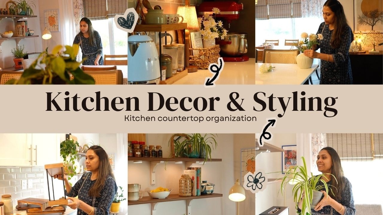 Kitchen Decor & Organization | Dining area Decor I Functional Kitchen Styling Ideas