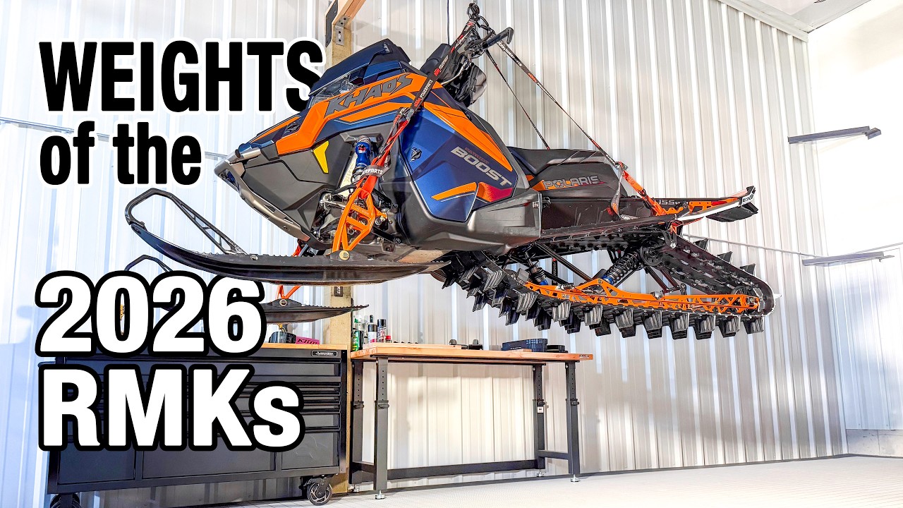 Real weights of the 2026 Polaris RMKs