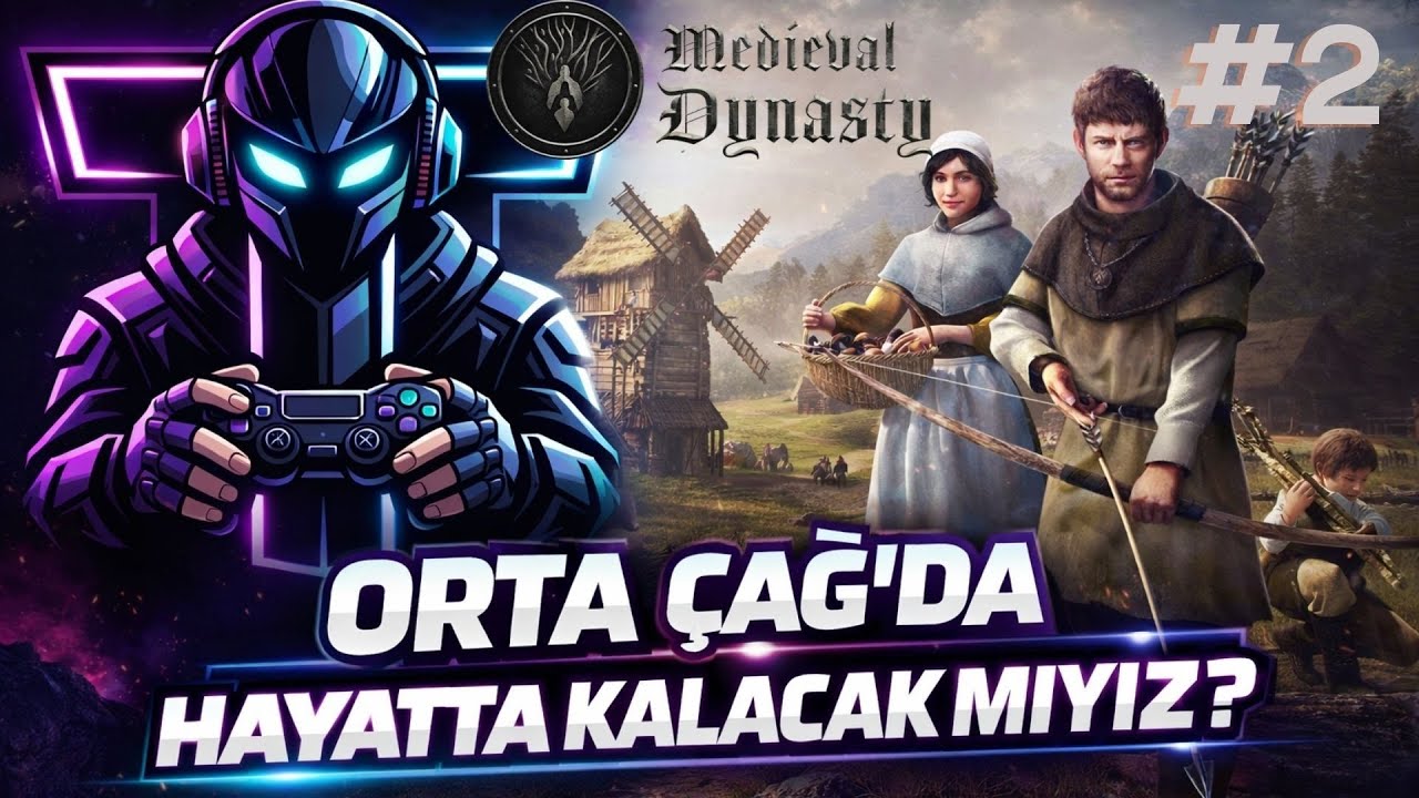 Medieval Dynasty Co-op #2 | Köyümüzün İlk Adımları| Duo @buralarhepgaming | TOLGAHAN