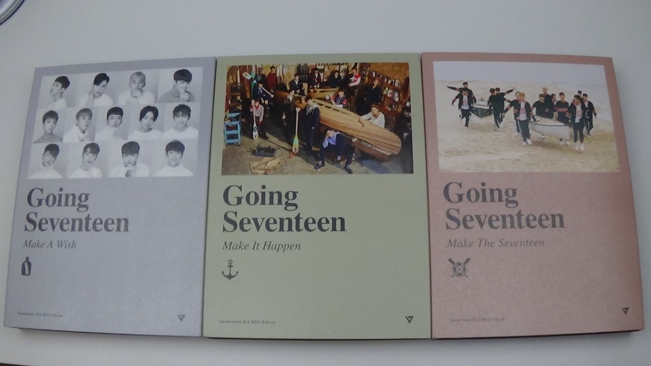 Unboxing Seventeen 세븐틴 3rd Mini Album Going Seventeen (All Versions!)