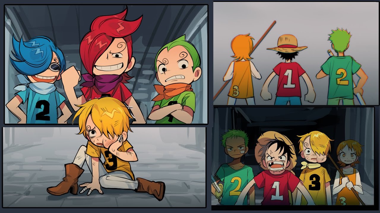 [Comic Edit] OnePiece Germa Kids VS East Blue kids (AU for Sanji)