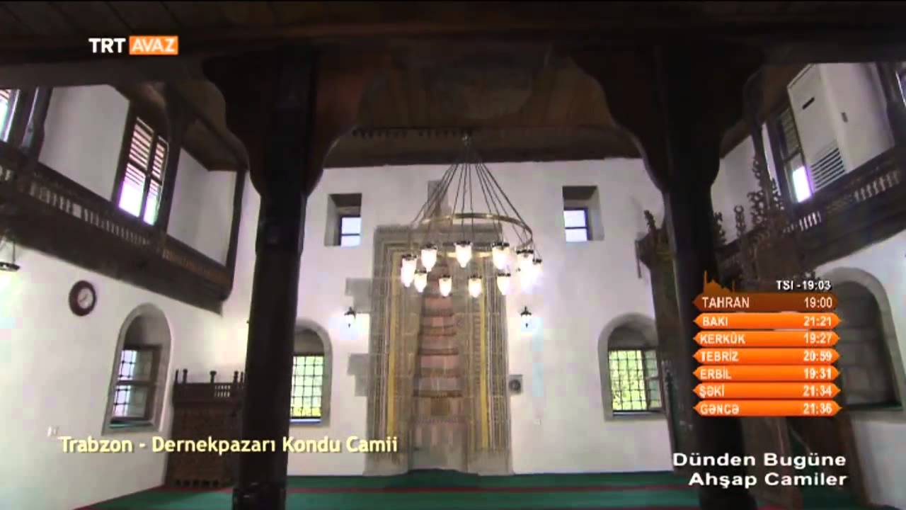 Trabzon / Dernekpazarı Kondu Cami - Dünden Bugüne Ahşap Camiler - TRT Avaz