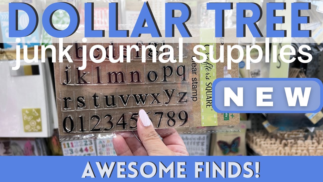 You Won’t Believe My Finds at DOLLAR TREE For Junk Journaling! #dollartreefinds #junkjournal
