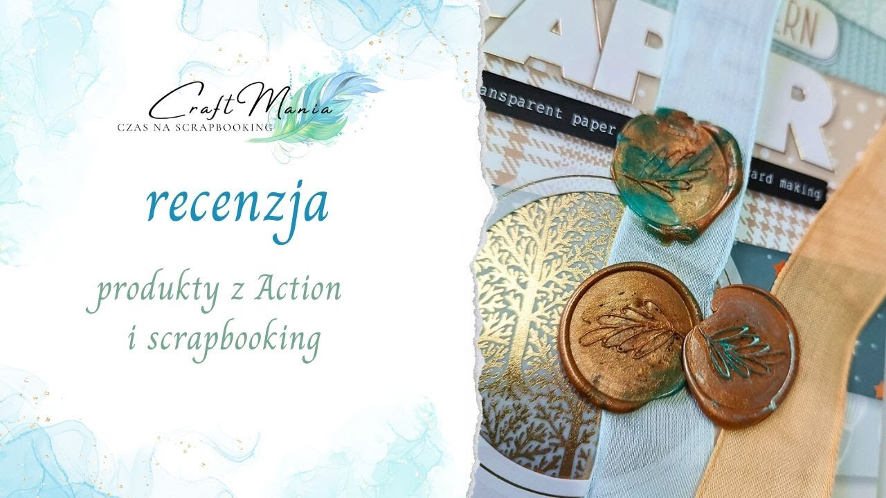 Produkty z action do scrapbookingu. Papiery i dodatki. Sprawdź co polecam i co odradzam.
