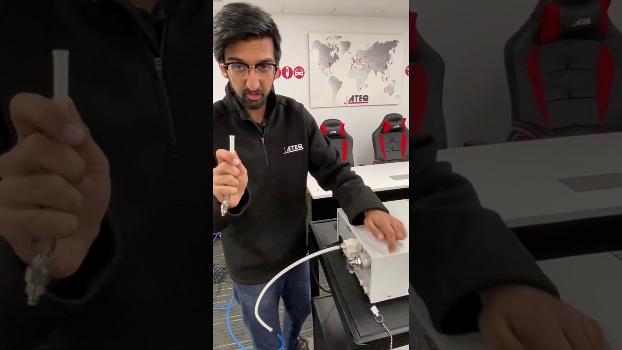 Verifying an ATEQ Leak Tester with a Calibrated Leak