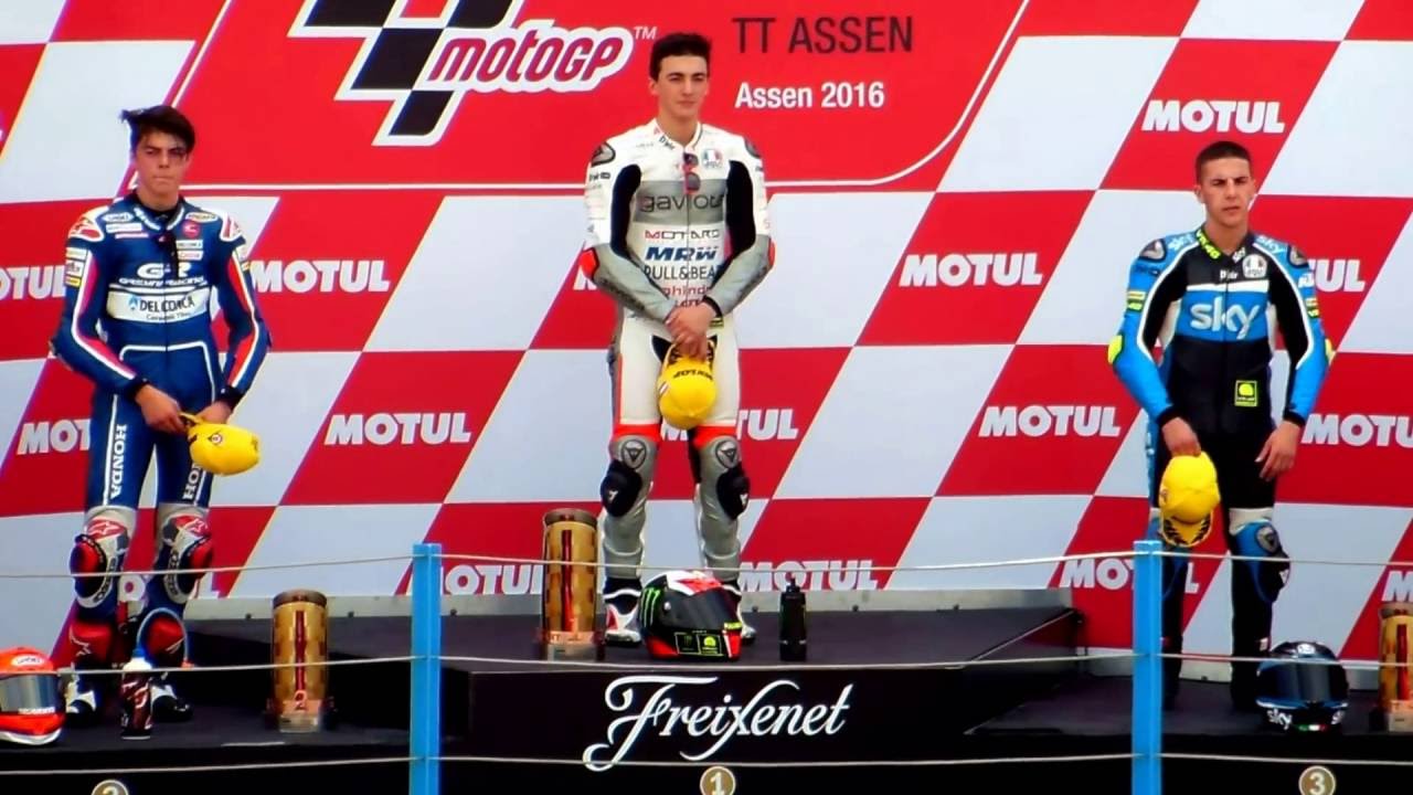 Moto3 Assen 2016 Podium