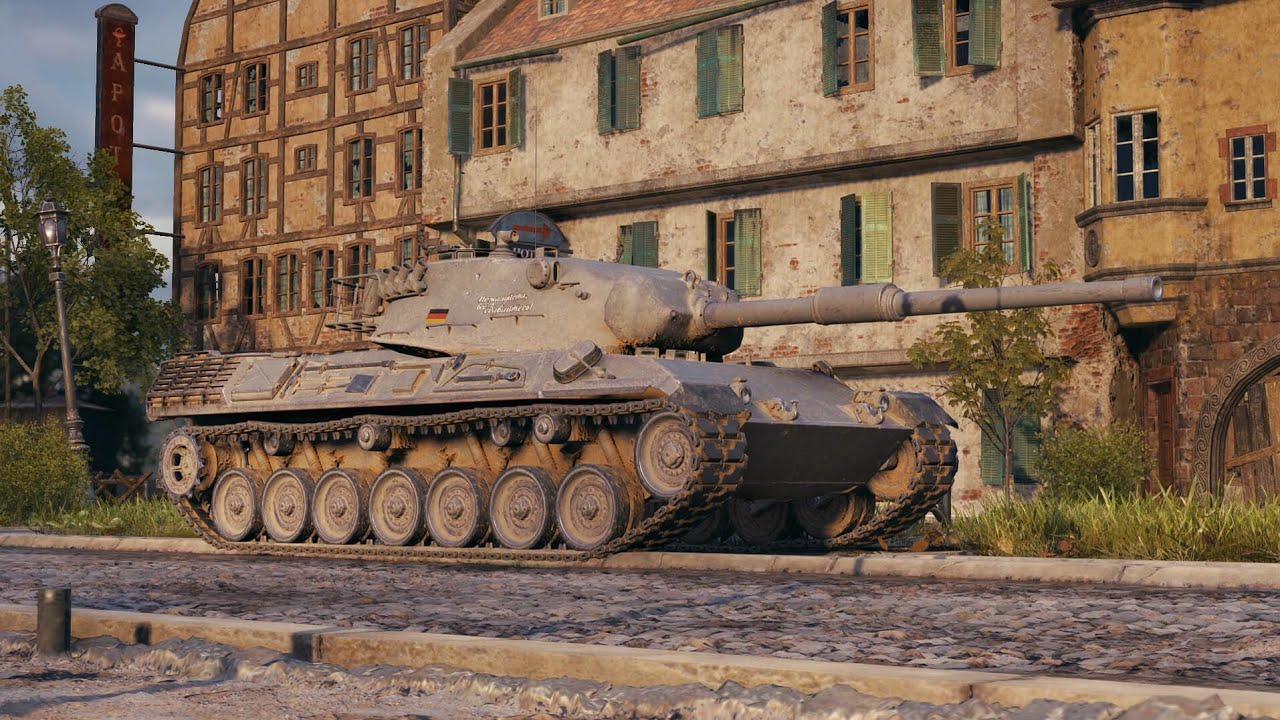 Leopard 1 WOT CONSOLE / 10k Damage / BeBr00S