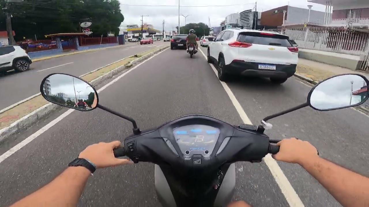 ASMR RELAXANTE HONDA BIZ / VOANDO BAIXO AVENIDA ANDRÉ ARAÚJO