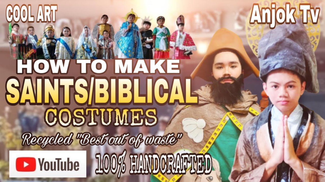 How to Make Recycled Saints/Biblical Costumes