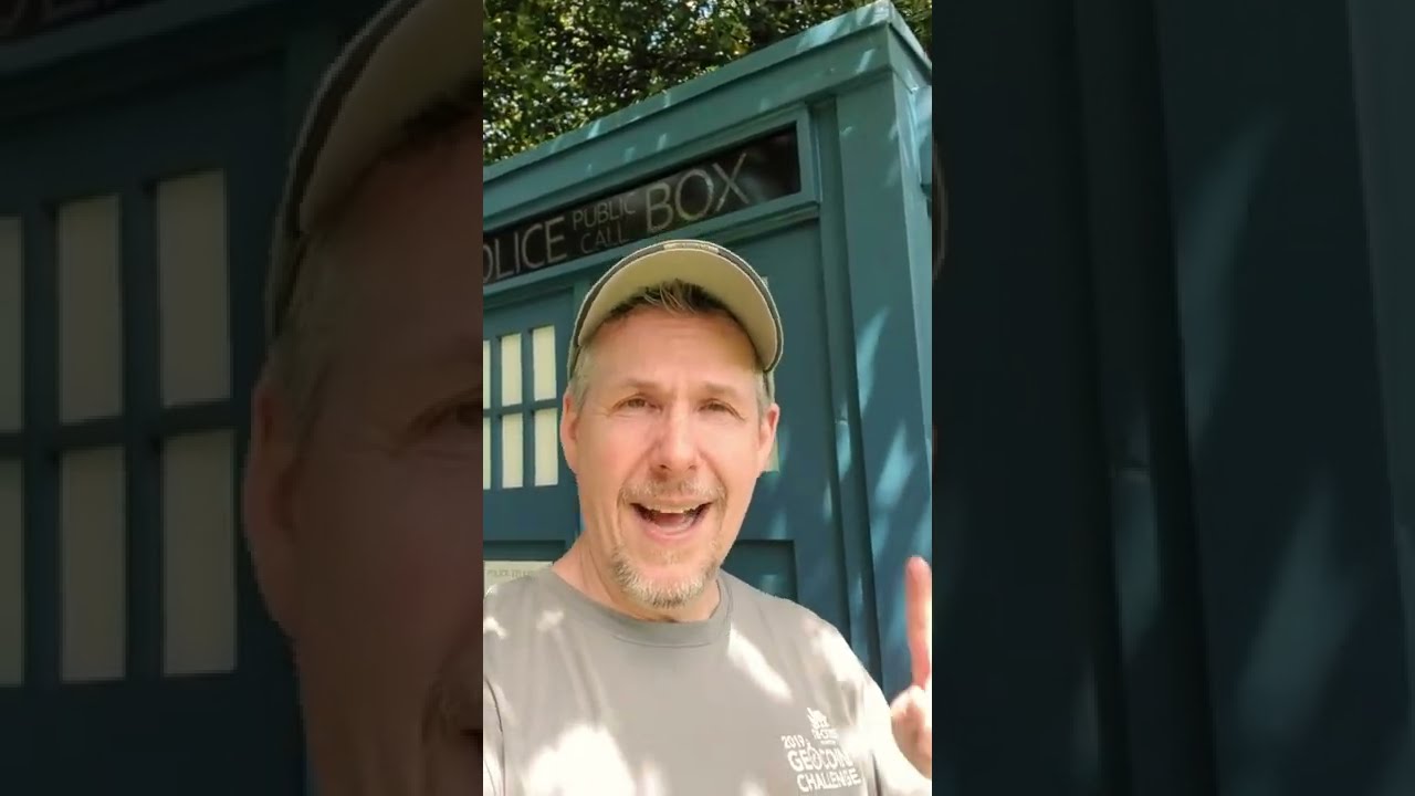 Amazing Dr Who Geocache near GeoWoodstock18 - #Geocache #Hide #Shorts #geocaching #creative