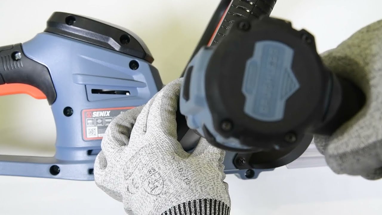 HTX2-M-0 Unboxing SENIX 20V HEDGE TRIMMER