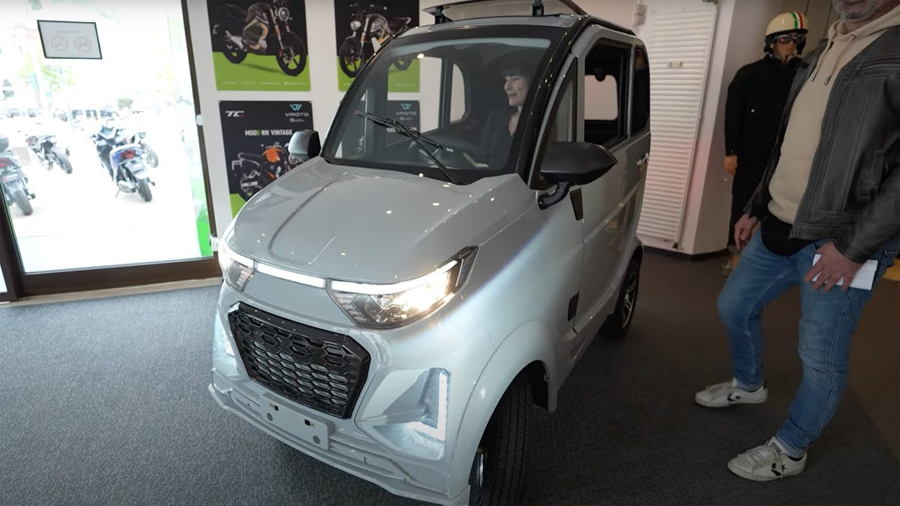 Microcar Futura Electron Li Kabinenroller 45km:h komplette Vorstellung