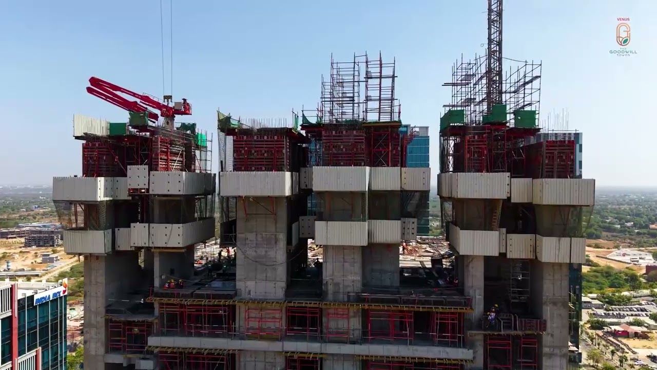 The Goodwill Tower - Site Progress MAY 2026| Corporate Office at SEZ Gift City Gandhinagar 