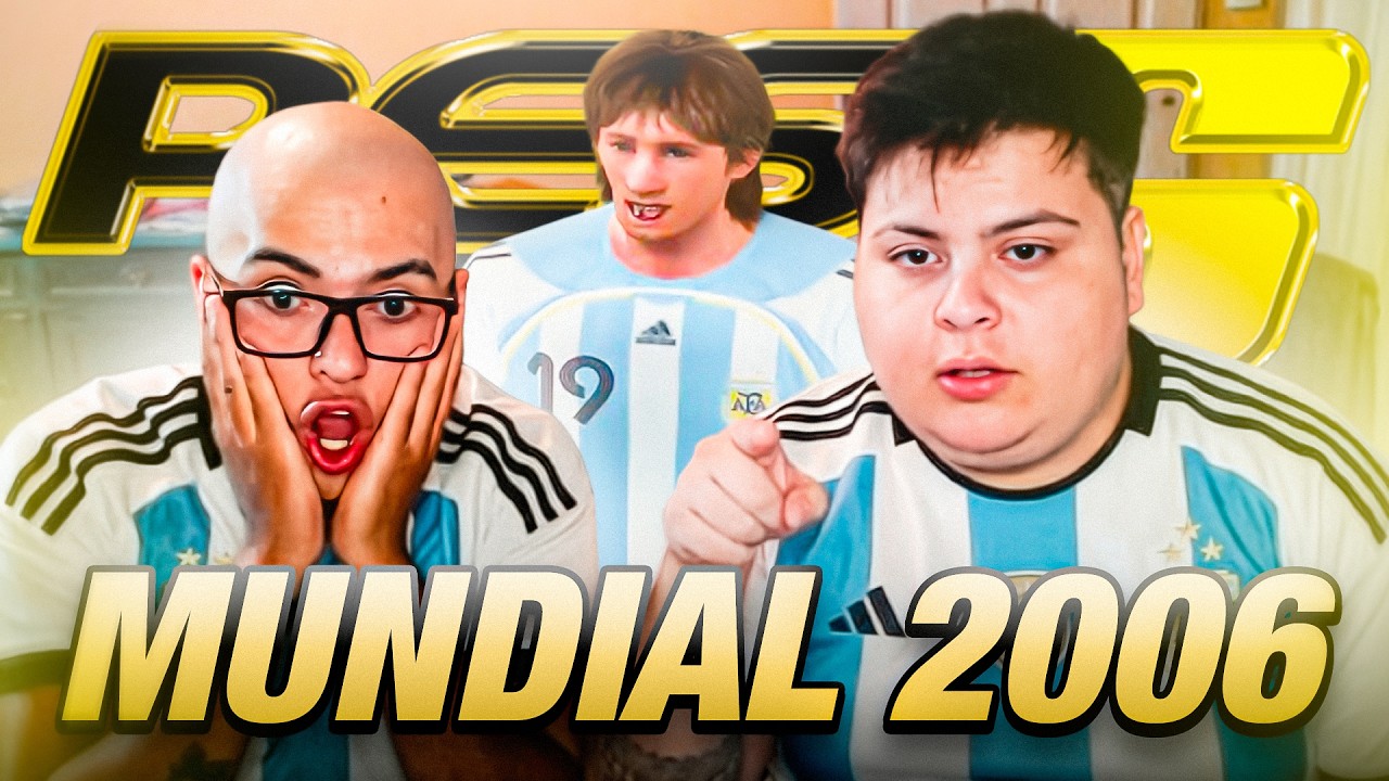 JUGAMOS UN MUNDIAL EN PES 6 CON ARGENTINA