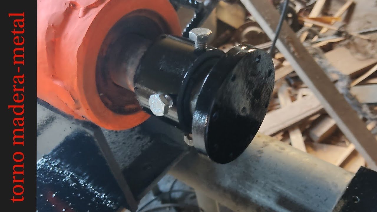 cabezal para torno casero con 3 accesorios