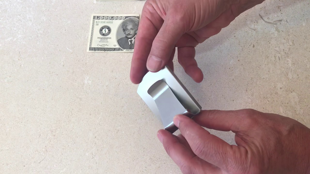 Storus Smart Money Clip - How-To Adjust the Clip Side