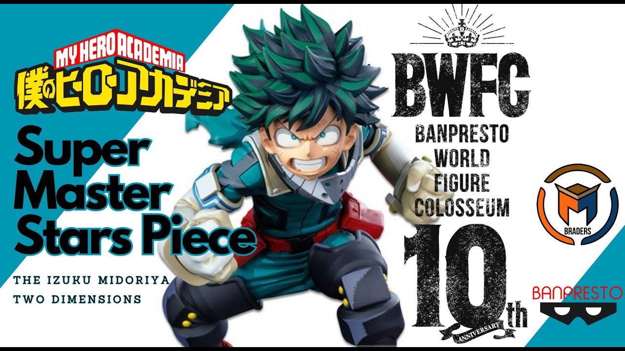 My Hero Academia Super Master Stars Piece Izuku Midoriya Two Dimensions - Unboxing and Review