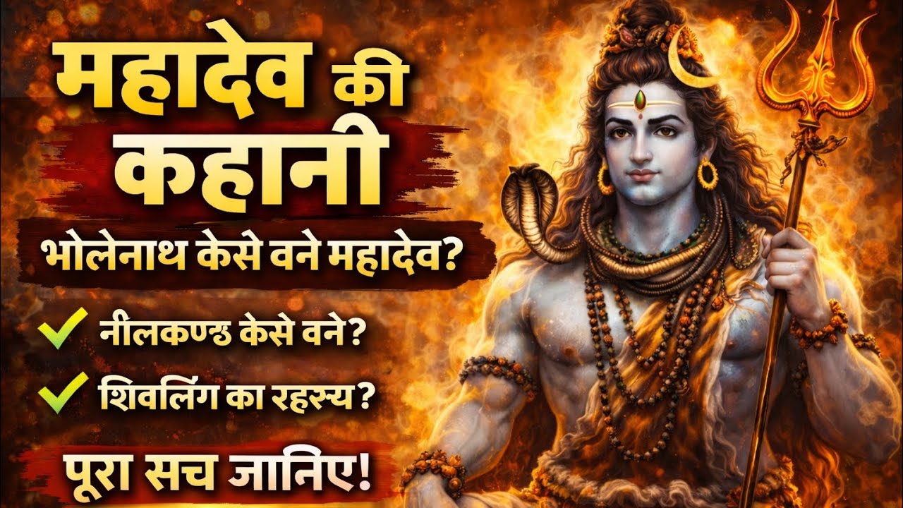 महादेव का रहस्य | नीलकंठ और शिवलिंग की सच्ची कहानी #MahadevKiKahani #Mahadev #ShivBhakti #Neelkanth