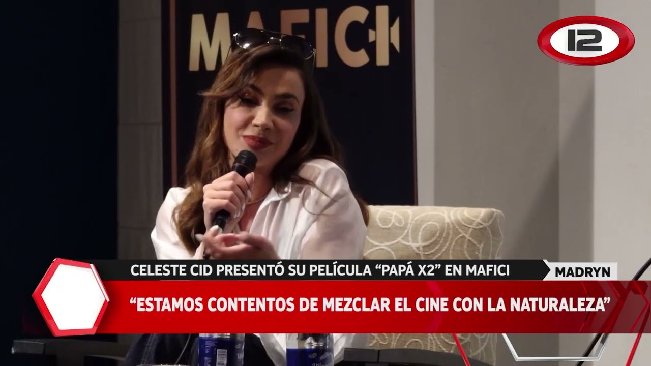 PUERTO MADRYN | CELESTE CID PRESENT&Oacute; SU PEL&Iacute;CULA 