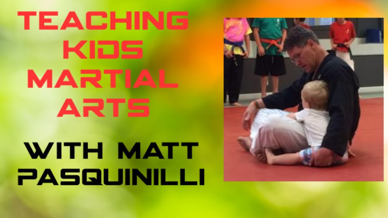 Teaching Kids Martial arts with Matt Pasquinilli #KidsMartialArts #SelfDefence #