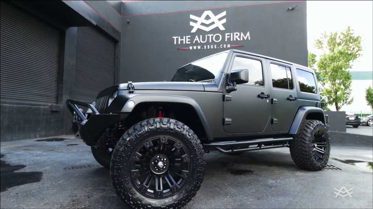 2014 AVORZA JEEP WRANGLER SATIN BLACK EDITION - BY ALEX VEGA THE AUTO FIRM