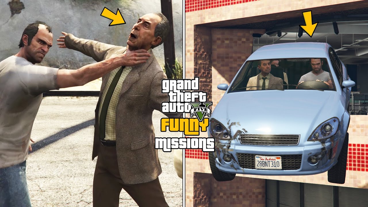 GTA 5 - Funny Missions! (Nigel and Mrs. Thornhill)