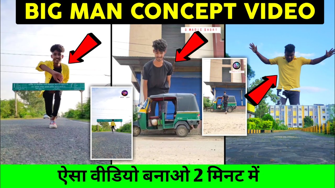 Road Poster Jump Video Editing || Big Man Video Editing in VN app || Instagram Reels Video Editing