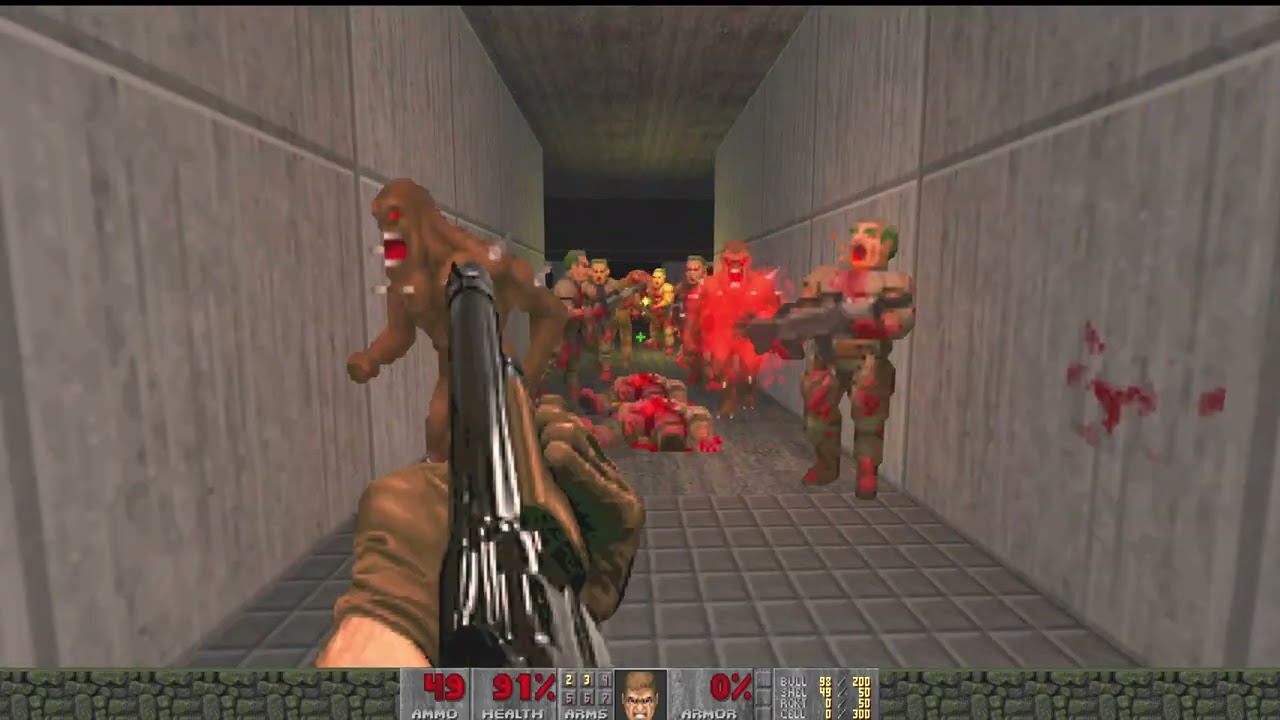 Bloodline Megawad|Map 01|Headquarters| #doom